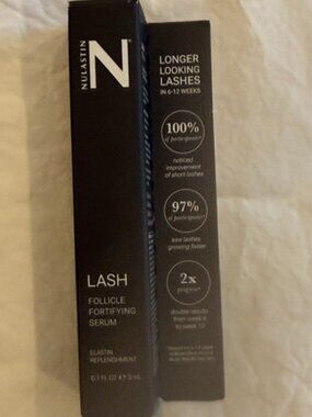 New in box Nulastin Follicle Fortifying Serum Lash. .1 FL OZ
